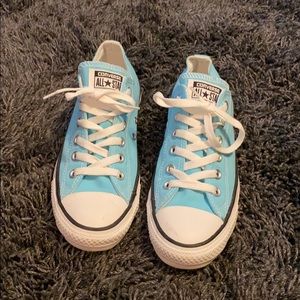 Baby Blue Low-Top Converse